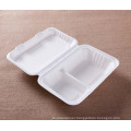 9x6''-1000ml 2-compartment food container-L